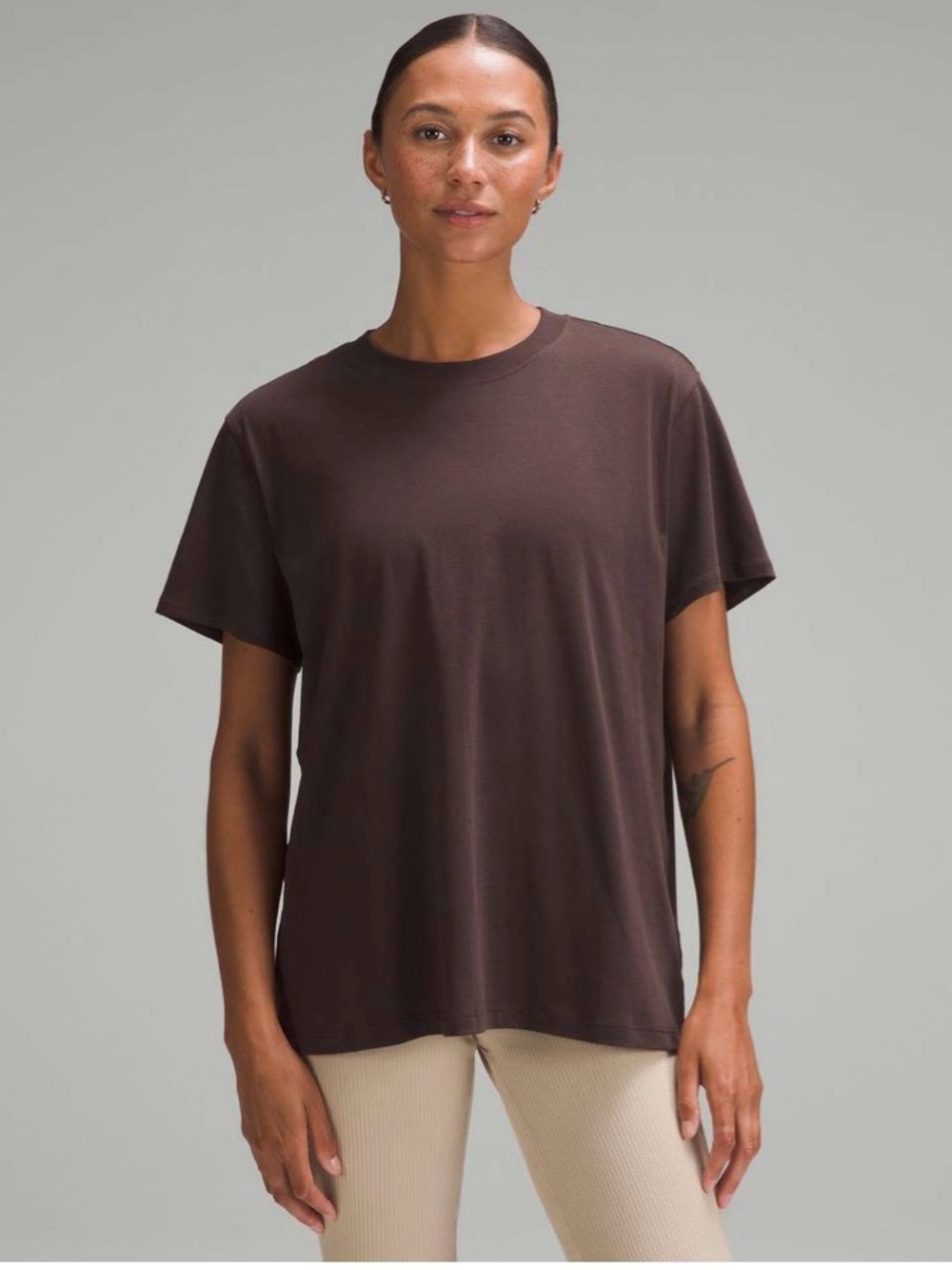 Lululemon All Yours Cotton T-Shirt
Espresso Size 8